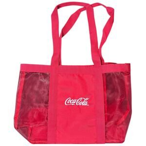 CocaCola Red Mesh Tote Bag NWOT Beach Gemline Summer 2025